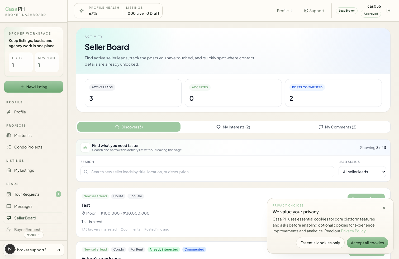 Seller Board screenshot from /dashboard/seller-board